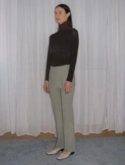 Paloma Wool no 1391 / Archive -The Mode Nith Sales Store archive mid rise pants overlapping mini skirt khaki 03