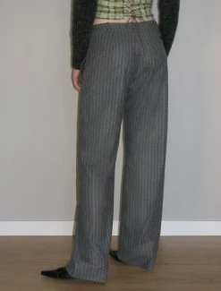 Paloma Wool no 1404 / Argan -The Mode Nith Sales Store argan low rise wide leg suit pants grey 04 2fc8ce5e 920d 4a81 a2c1 50c9699100c8