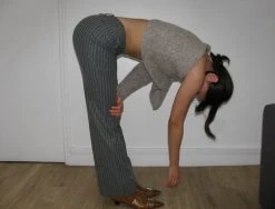 Paloma Wool no 1404 / Argan -The Mode Nith Sales Store argan low rise wide leg suit pants grey 6