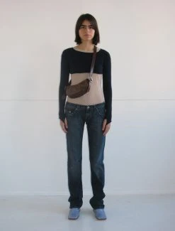 Paloma Wool no 1018 / Mini Bean -The Mode Nith Sales Store bean leather bag palomawool logo brown0