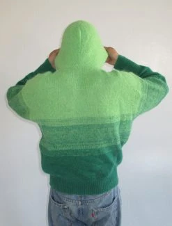 Paloma Wool no 1038 / Bilma -The Mode Nith Sales Store bilma soft knit sweater mix coloured yarn green 07