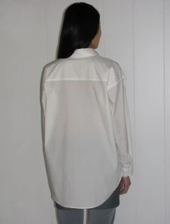 Paloma Wool no 747 / Bon -The Mode Nith Sales Store bon oversized poplin shirt white 5