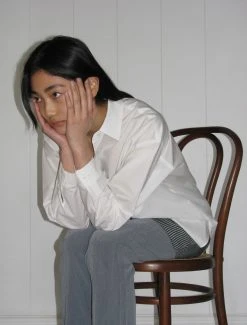 Paloma Wool no 747 / Bon -The Mode Nith Sales Store bon oversized poplin shirt white 6