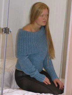 Paloma Wool no 1405 / Carlota -The Mode Nith Sales Store carlota warm soft high neck knitted crop sweater lightblue 7