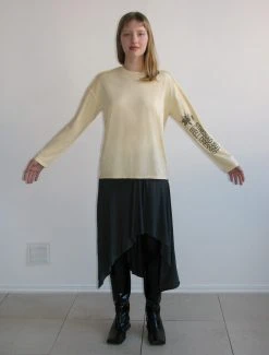 Paloma Wool no 1337 / Amolap -The Mode Nith Sales Store dieguales inside out effect long sleeved tshirt ecru 05 5b4477db 26d8 4d5a b50e 23091c334f10