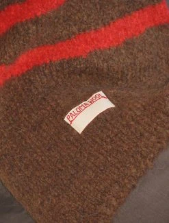 Paloma Wool no 1343 / Dream -The Mode Nith Sales Store dream soft striped intarsia knitted scarf brown 01 4807ee3f 8633 4e2f 8b79 1058169fb908