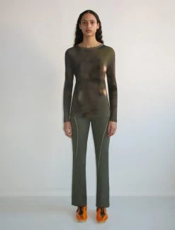 Paloma Wool no 1316 / Gaussiano -The Mode Nith Sales Store gaussiano long sleeved ribbed top khaki 03 6e346de1 36a7 4adc 8e0b bb3822636003