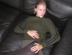 Paloma Wool no 1385 / Grand Slam -The Mode Nith Sales Store grand slam soft knitted sweater sport runner seams green 1635 copia