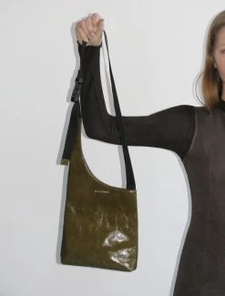 Paloma Wool no 1318 / Harp -The Mode Nith Sales Store harp rectangular leather shoulder bag khaki 04 b2f30782 696c 434c a9d1 bfa89f64e722