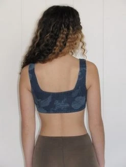 Paloma Wool no 1128 / Icey -The Mode Nith Sales Store icey denim corset top adjustable lacing 04