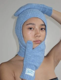 Paloma Wool no 973 / Kala -The Mode Nith Sales Store kala knitted mittens softblue2