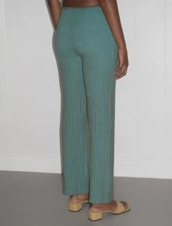 Paloma Wool no 1156 / Lina Bo -The Mode Nith Sales Store linabo ribbed organic cotton pants green 4