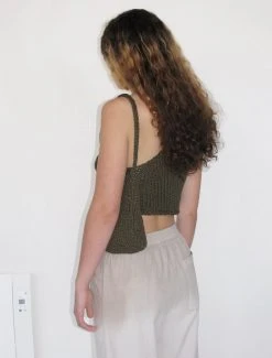 Paloma Wool no 1152 / Lucio -The Mode Nith Sales Store lucio thick knit handbag green 3