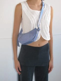 Paloma Wool no 1018 / Mini Bean -The Mode Nith Sales Store mini bean leather embossed logo bag lavender1