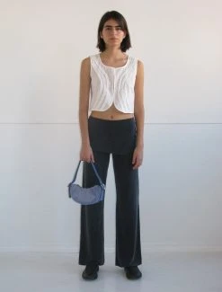 Paloma Wool no 1018 / Mini Bean -The Mode Nith Sales Store mini bean leather embossed logo bag lavender2