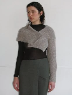 Paloma Wool no 1410 / Morgui -The Mode Nith Sales Store morgui soft wam asymmetric neck knitted piece taupe e328a6f3 0b0f 4f20 afb0 16e987853953