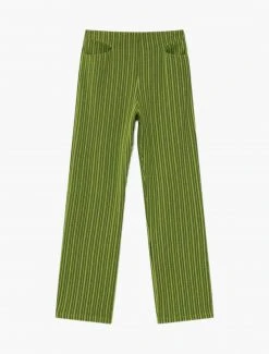 Paloma Wool no 981 / Nadir -The Mode Nith Sales Store nadir comfortable front pockets stretchy pants green 01
