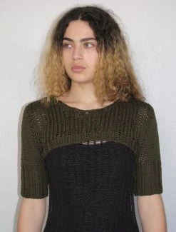 Paloma Wool no 1147 / Odile -The Mode Nith Sales Store odile thickly knitted armband top green 1