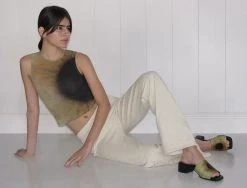 Paloma Wool no 1113 / Ojo -The Mode Nith Sales Store ojo eye print leather sandal 1671