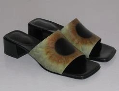 Paloma Wool no 1113 / Ojo -The Mode Nith Sales Store ojo eye print leather sandal 1735