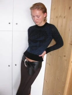 Paloma Wool no 1388 / Paufito -The Mode Nith Sales Store paufito soft jacquard knitted sweater blue 1746