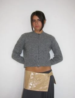 Paloma Wool no 1361 / Salimos -The Mode Nith Sales Store salimos soft knitted zipper cardigan intarsia grey6