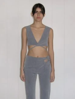 Paloma Wool no 1129 / Sasha -The Mode Nith Sales Store sasha reversible top adjustable string grey 1467