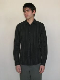Paloma Wool no 1379 / Sequoia -The Mode Nith Sales Store sequoia slightly fitted shirt ribbed fabric black 01 6ad207fe a31d 4c18 b644 cf29109f7cb4