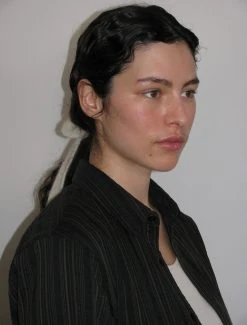 Paloma Wool no 1379 / Sequoia -The Mode Nith Sales Store sequoia slightly fitted shirt ribbed fabric black 02 9c150420 4990 4e01 94ba aca7e8b350b2