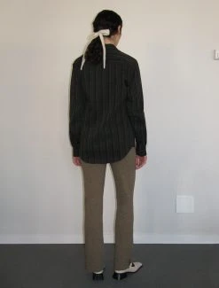 Paloma Wool no 1379 / Sequoia -The Mode Nith Sales Store sequoia slightly fitted shirt ribbed fabric black 05 72f02159 2b49 4f52 bd65 4c28cf7a307a