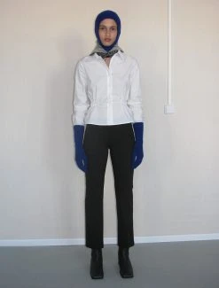 Paloma Wool no 1363 / Soler -The Mode Nith Sales Store soler lapel collar shirt embroidered detail white 01 3c8cd827 5208 4efd 8c74 75f84ab9da76