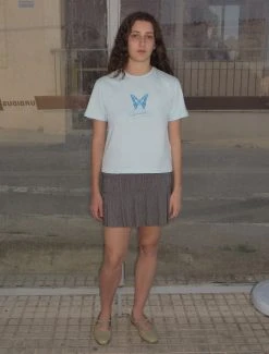 Paloma Wool no 1217 / Mariposa souvenir -The Mode Nith Sales Store souvenirmariposa organic cotton tshirt butterfly print 3896