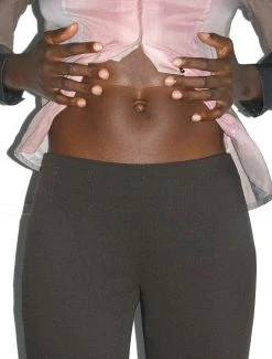 Paloma Wool no 1401 / Tropez -The Mode Nith Sales Store tropez straight leg low rise pants wool brown 03 6e00d6b8 9757 4d87 8128 1d0c04c5e123