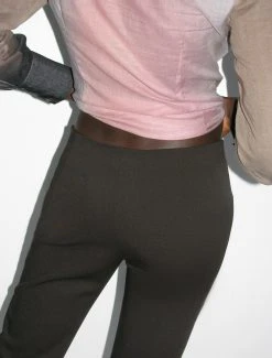 Paloma Wool no 1401 / Tropez -The Mode Nith Sales Store tropez straight leg low rise pants wool brown 04 fdb6ca6b 20a7 4b0b aed1 a46122697aef