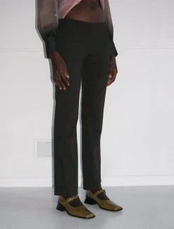 Paloma Wool no 1401 / Tropez -The Mode Nith Sales Store tropez straight leg low rise pants wool brown af8aa8ae bfcc 4e6d 881e 76dec22a79b7