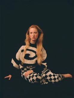 Paloma Wool no 675 / Twister -The Mode Nith Sales Store twister square fit knitted sweater black 03