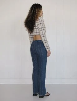 Paloma Wool no 1124 / Valentin -The Mode Nith Sales Store valentin denim pants vertical seams 04