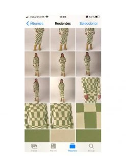 Paloma Wool no 682 / El Valle 9 Paloma Wool no 682 / El Valle -The Mode Nith Sales Store valle knitted irregular check top green 01