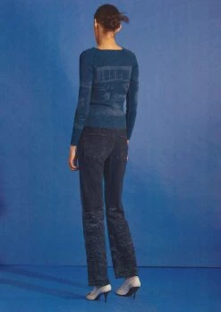 Paloma Wool no 1059 / Vida -The Mode Nith Sales Store vida five pocket jeans portrait laser printed 13