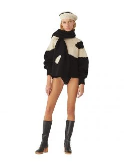 Paloma Wool no 447 / Yin Yang -The Mode Nith Sales Store yinyang sweater intarsia black 04